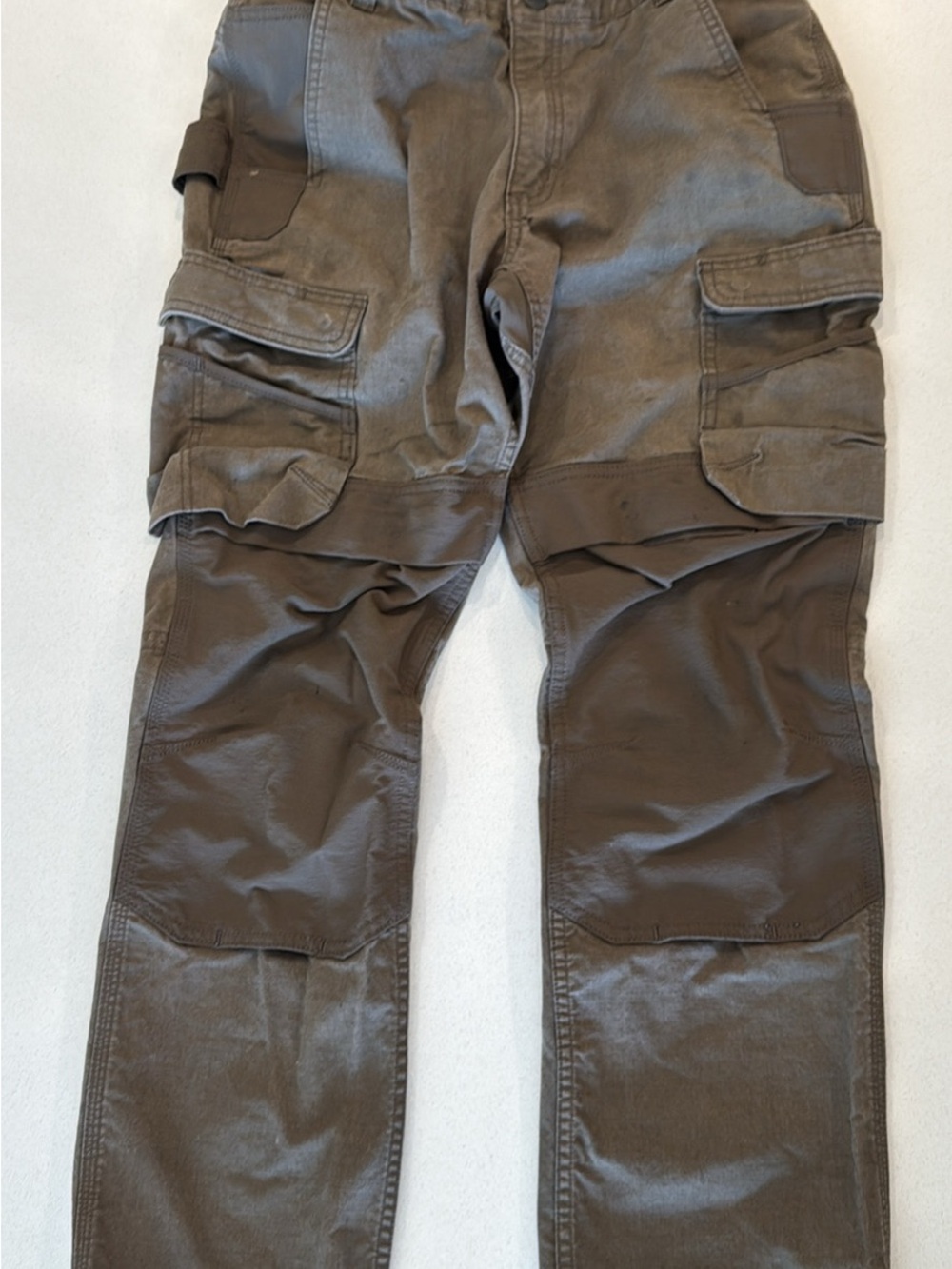 Carhartt Steel Rugged Flex Relaxed Fit Double-Front Cargo Work Pant 34x32 Tarmac - Picture 5 of 10